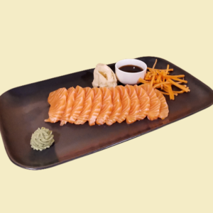 Salmon sashimi