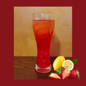 Mocktail - Strawberry lemon soda